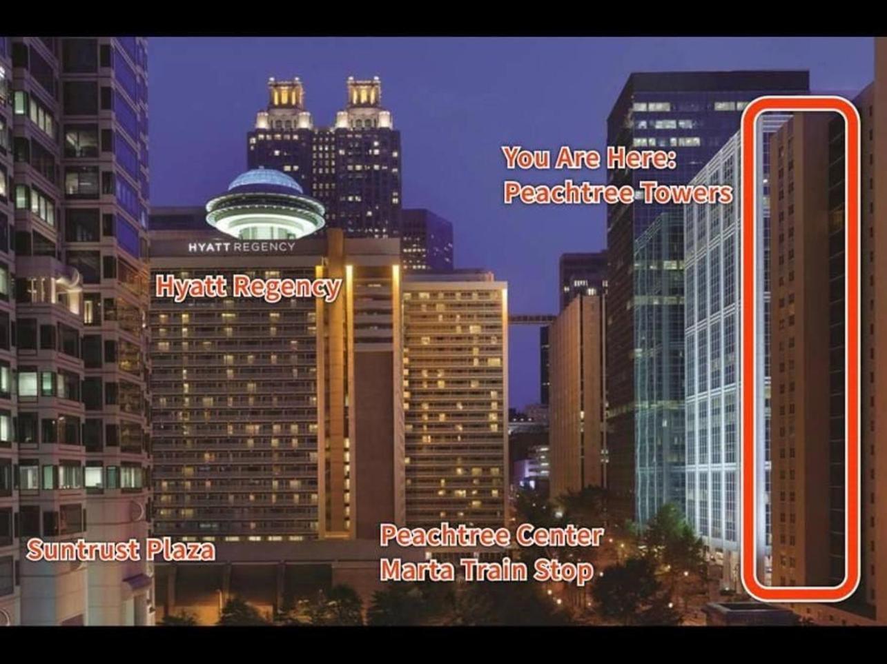 Stayatl High Rise Condo Downtown Atl With Views Atlanta Exteriér fotografie