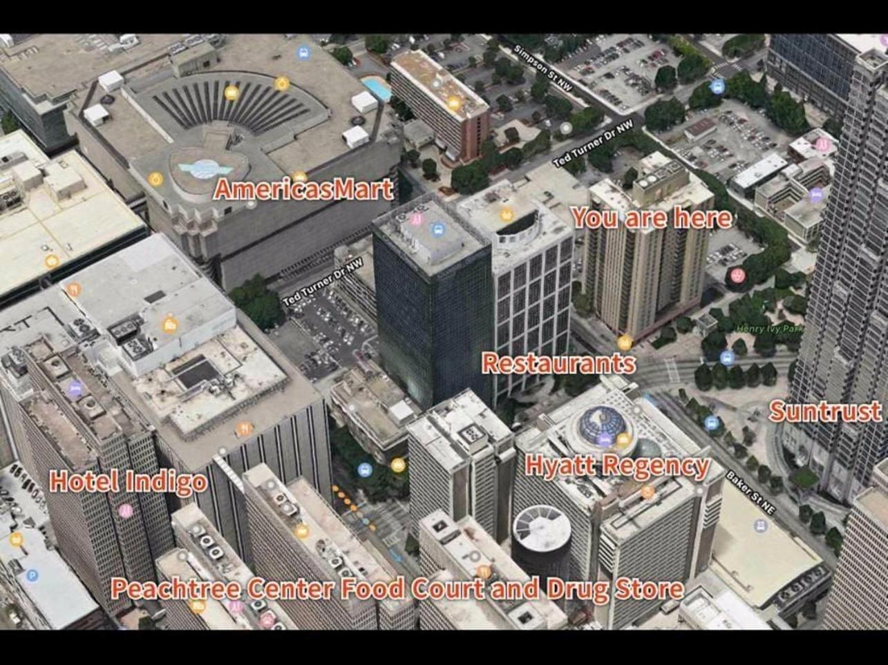 Stayatl High Rise Condo Downtown Atl With Views Atlanta Exteriér fotografie
